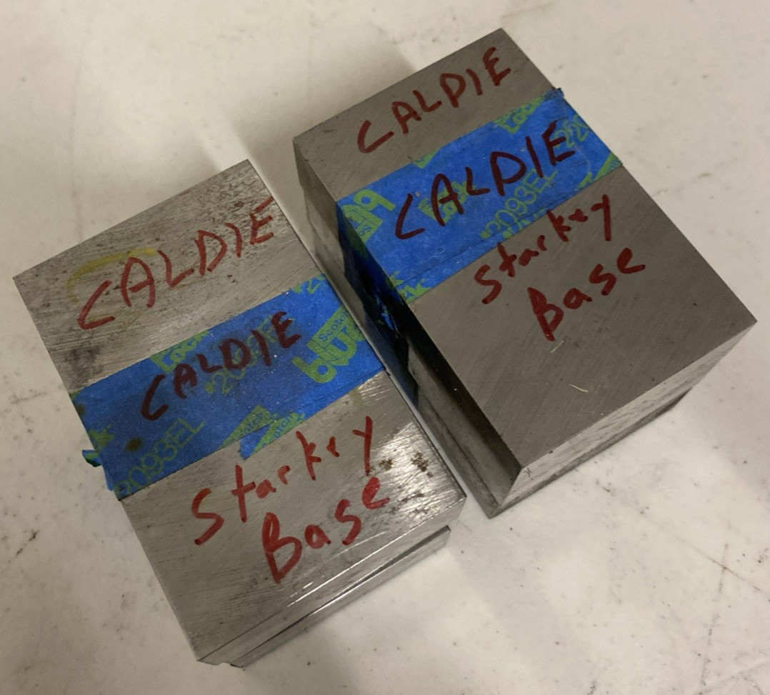 Lot 10.4 LBS Uddeholm Caldie Tool Steel Stock Rectangle Block Alloy CNC ESR