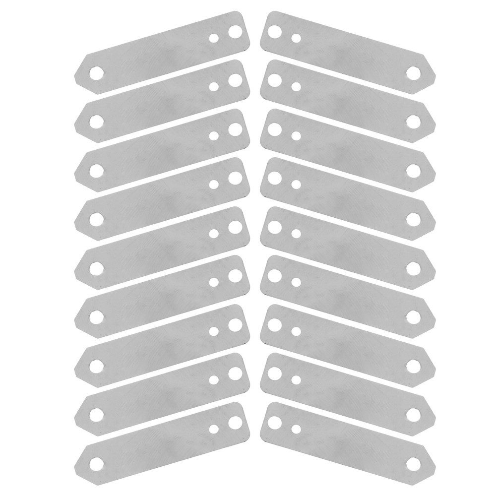 20 Pcs Zinc Anode Electroplating Plates for Experiment Supplies Fruit Battery