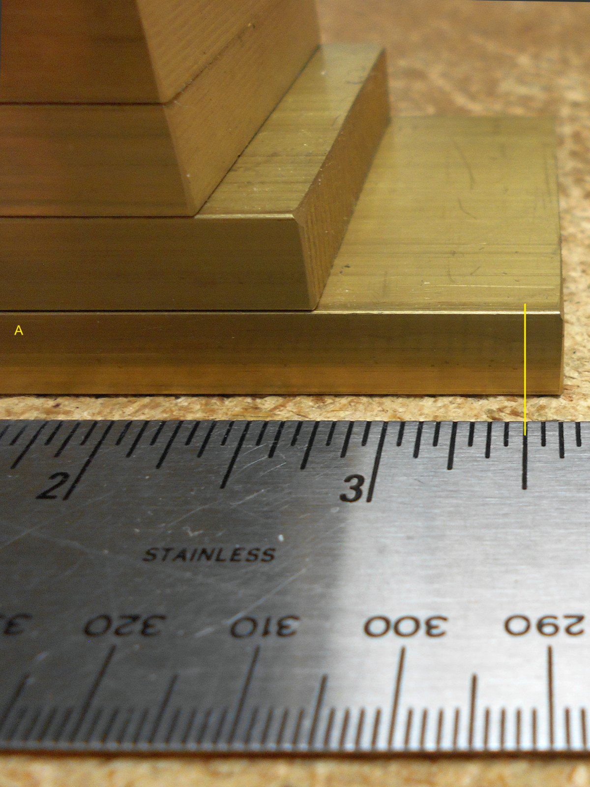(8) pieces 360 SOLID BRASS bar stock 3/8 x 2″ x lengths 2″ to 3-1/2″ -CUTOFFS