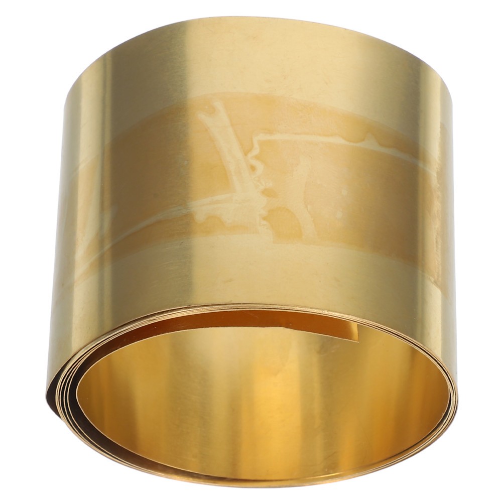 1 Pack Reusable Brass Foil Sheet Golden Metal Plate for Lab Jewelry and DIY