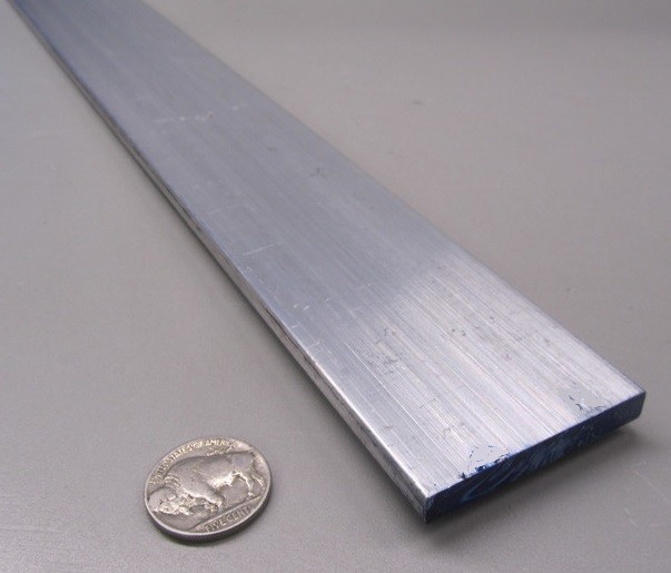 6061 T651 Aluminum Bar, 1/4″ (.250″) Thick x 1 3/4″ Wide x 36″ Length