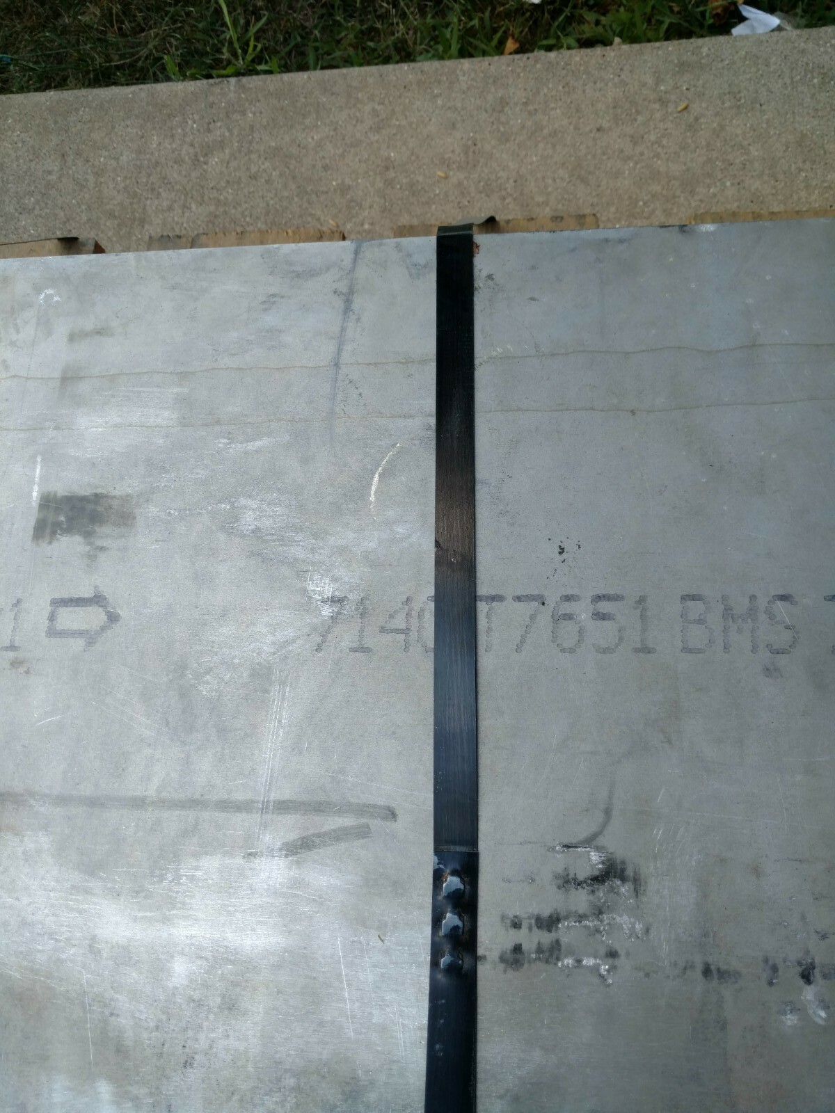 7″ x 14″ 7140 T7651 Aluminum Bar Stock Plate Cut to length per 1″ CNC Stock
