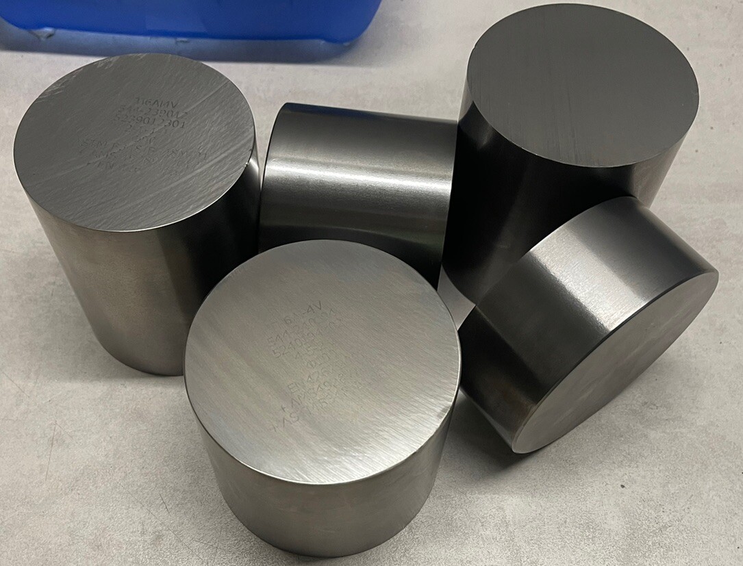 Titanium Ti6Al4V GRADE5 Ø90x102mm Round Material Round Bar Rod Solid Material
