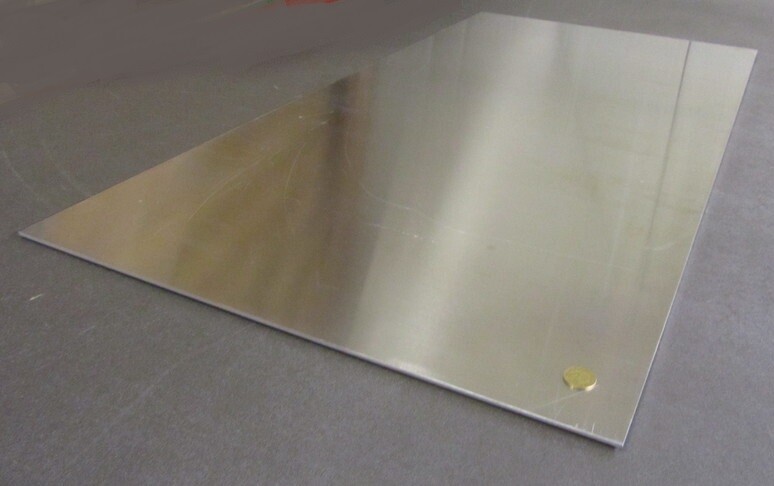 1100 Aluminum Sheet (1/2 Hard- H14) .125″ (1/8″) Thick x 24″ Wide x 48″