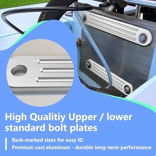 Transom Support Plate Set 15 x 2 12 x 2 3/8 Cast Aluminum Outboard Motor