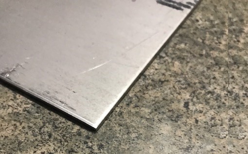 321 Weldable Stainless Steel Sheet, .080″ Thick x 12″ Wide x 12″ Length