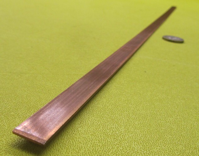 110 Copper Bar H02, 1/16″ Thick x 1/2″ Wide x 24 Inch Length