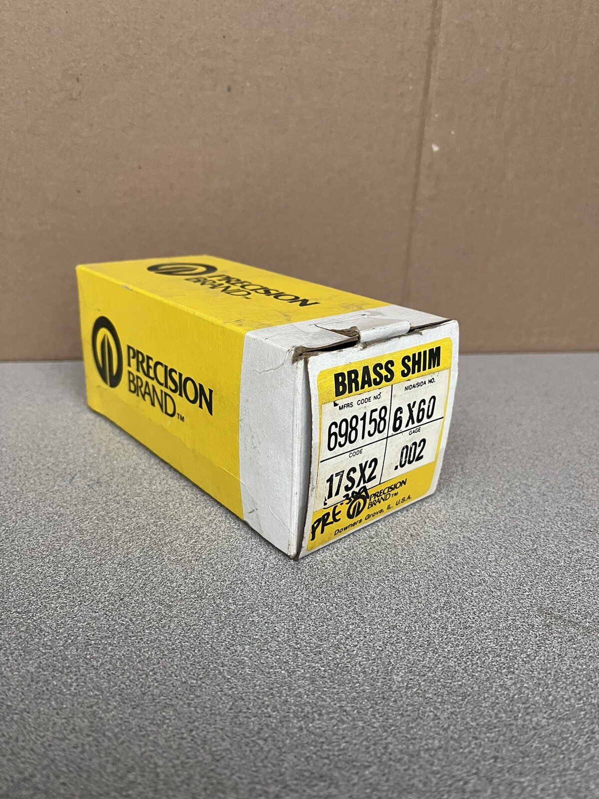 Precision Brand 6″ W 60″ L .002 Brass Sheet #17SX2 | 698158