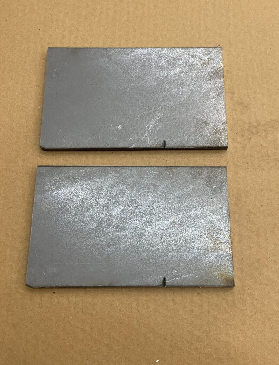 3/8″ A36 STEEL PLATE 3/8″ x 5.5″ X 9″ .375″ THICK HOT ROLL FLAT WELDING QTY (2)