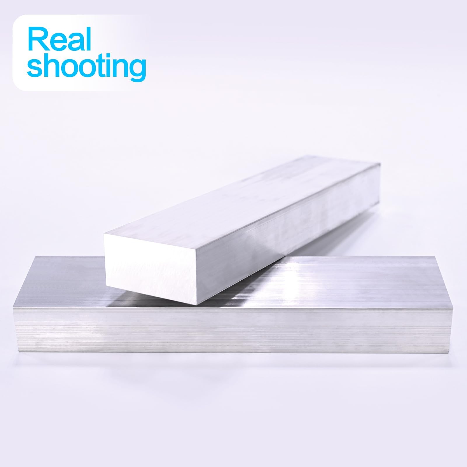 1 PCS 6061 Square Aluminum Flat Bar 1x2x8 Inch T6511 Solid Block Mill Stock