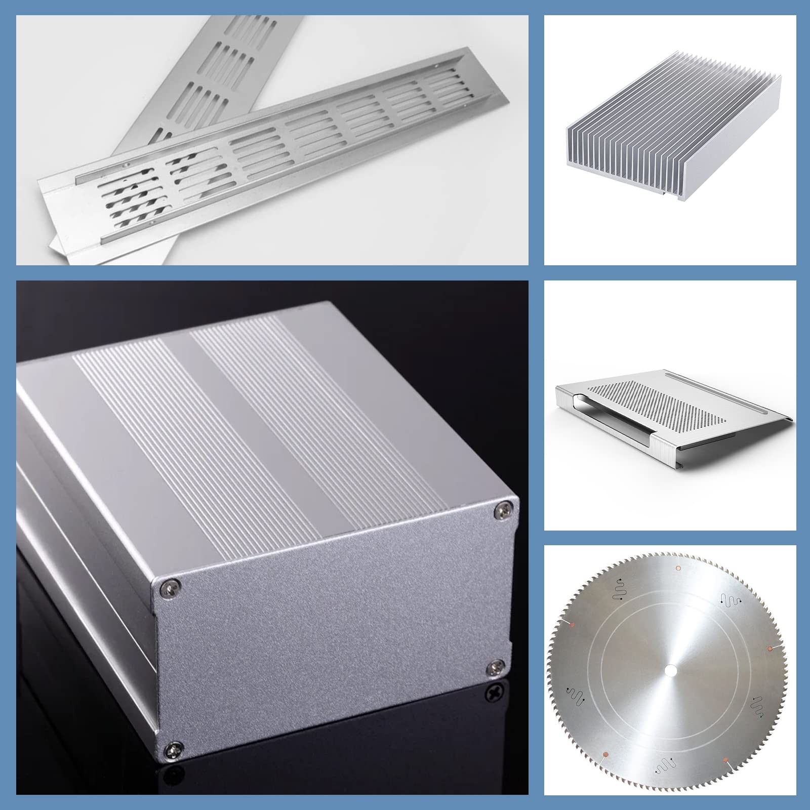 6061 Aluminum Sheet Metal 8x12x1/4 Inch Heavy Duty Plate 6mm Flat Panel