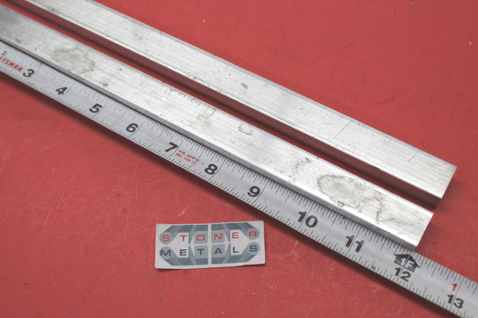 2 Pieces 5/8″ X 3/4″ ALUMINUM 6061 FLAT BAR 12″ long T6 Solid Extruded Stock New