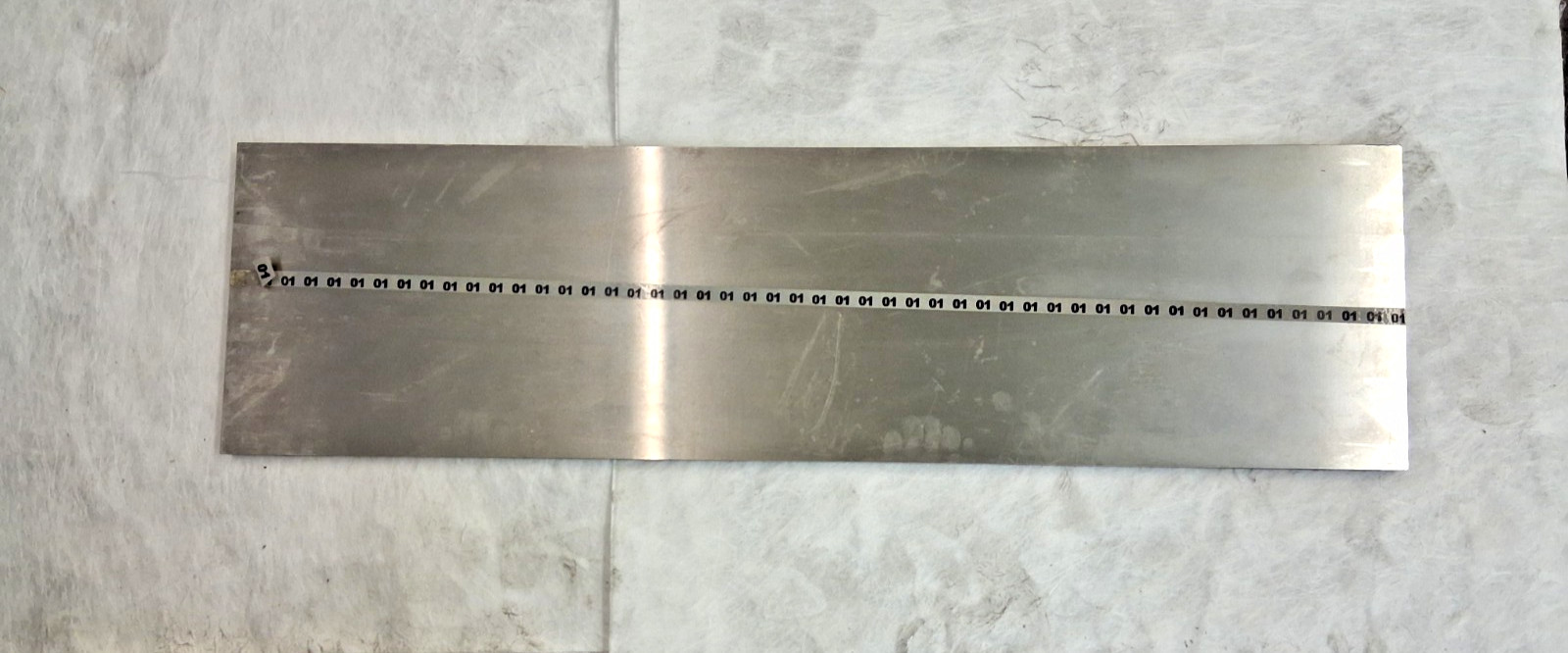 Starret o1 Oil Hardening Flat Stock 3/4" Thick 10" W 36" 54489