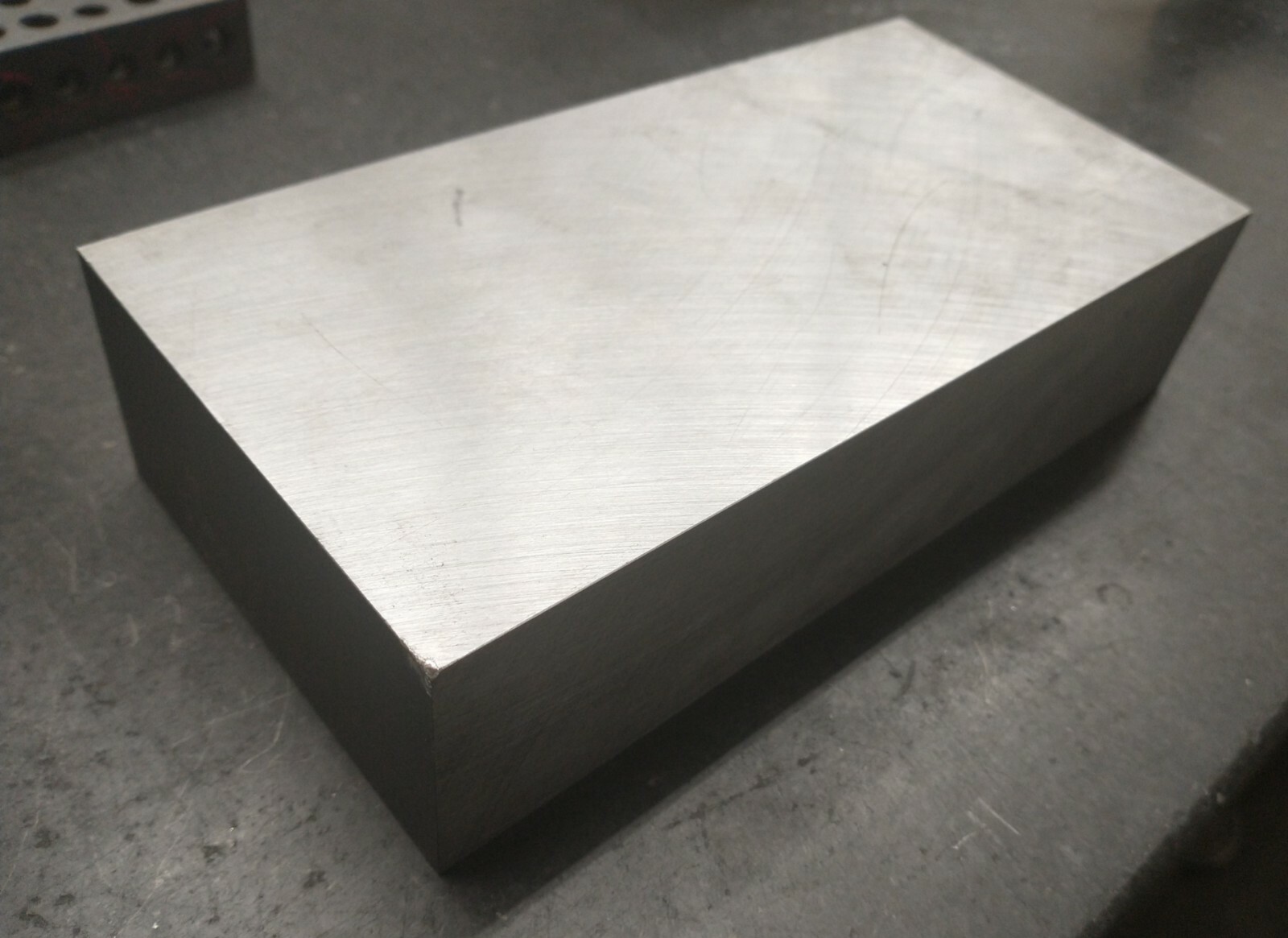 4140 Tool Steel Blanchard Ground Flat 1.990 x 4.08 x 8.155 Machinist CNC Square
