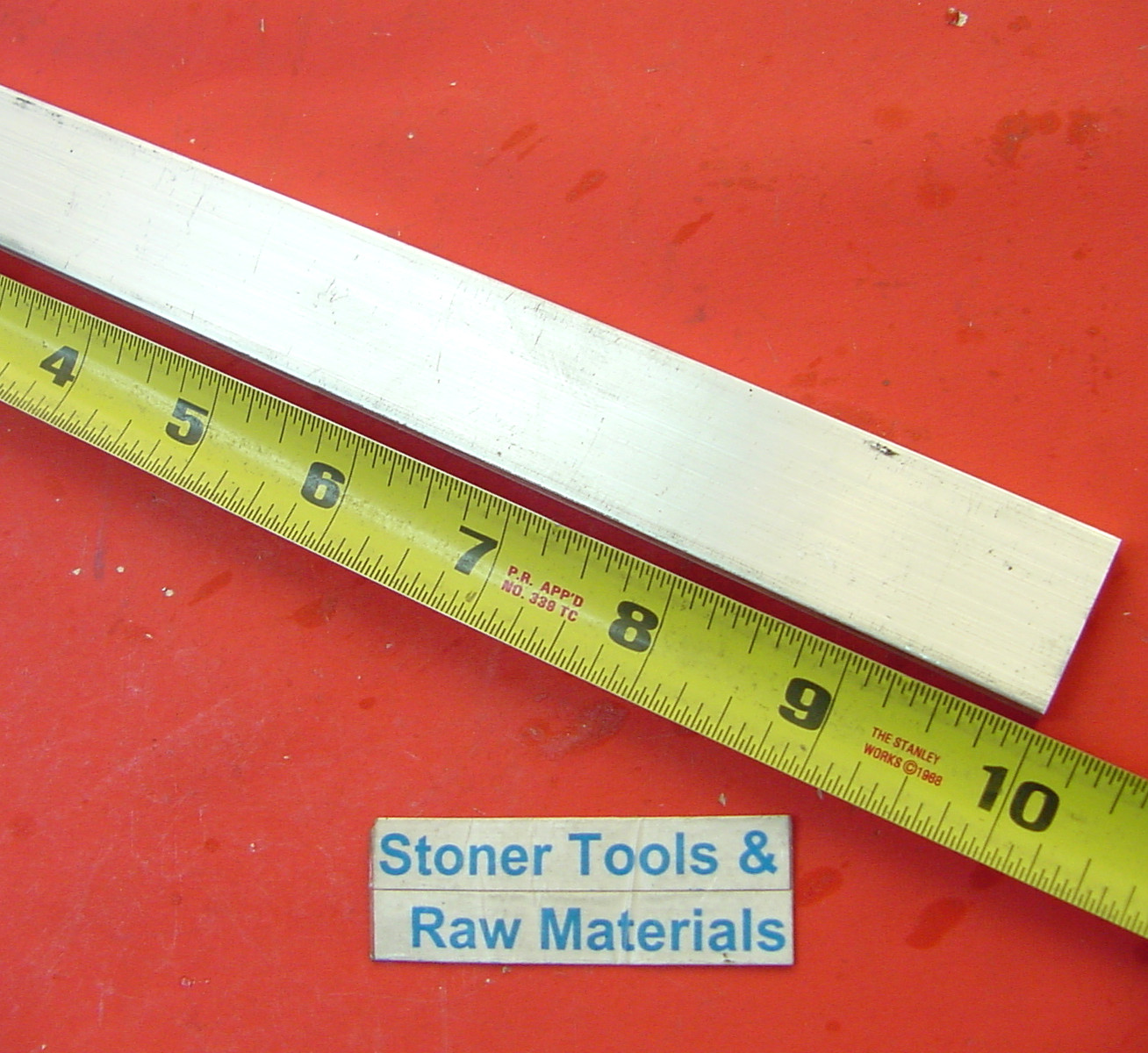 4 Pieces 1/4″ X 1″ ALUMINUM 6061 FLAT BAR 10″ long T651 Solid Extruded Stock New