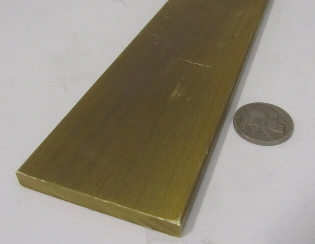360 Brass Flat Bar 1/4″ Thick x 2.0″ Wide x 60.0″ Length