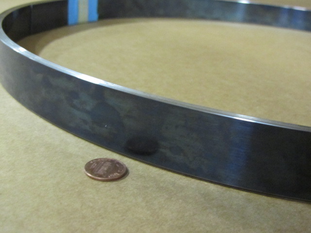 1095 Hard Blue Tempered Spring Steel Shim .050″ Thick x 1.25″ Width x 300″ Long