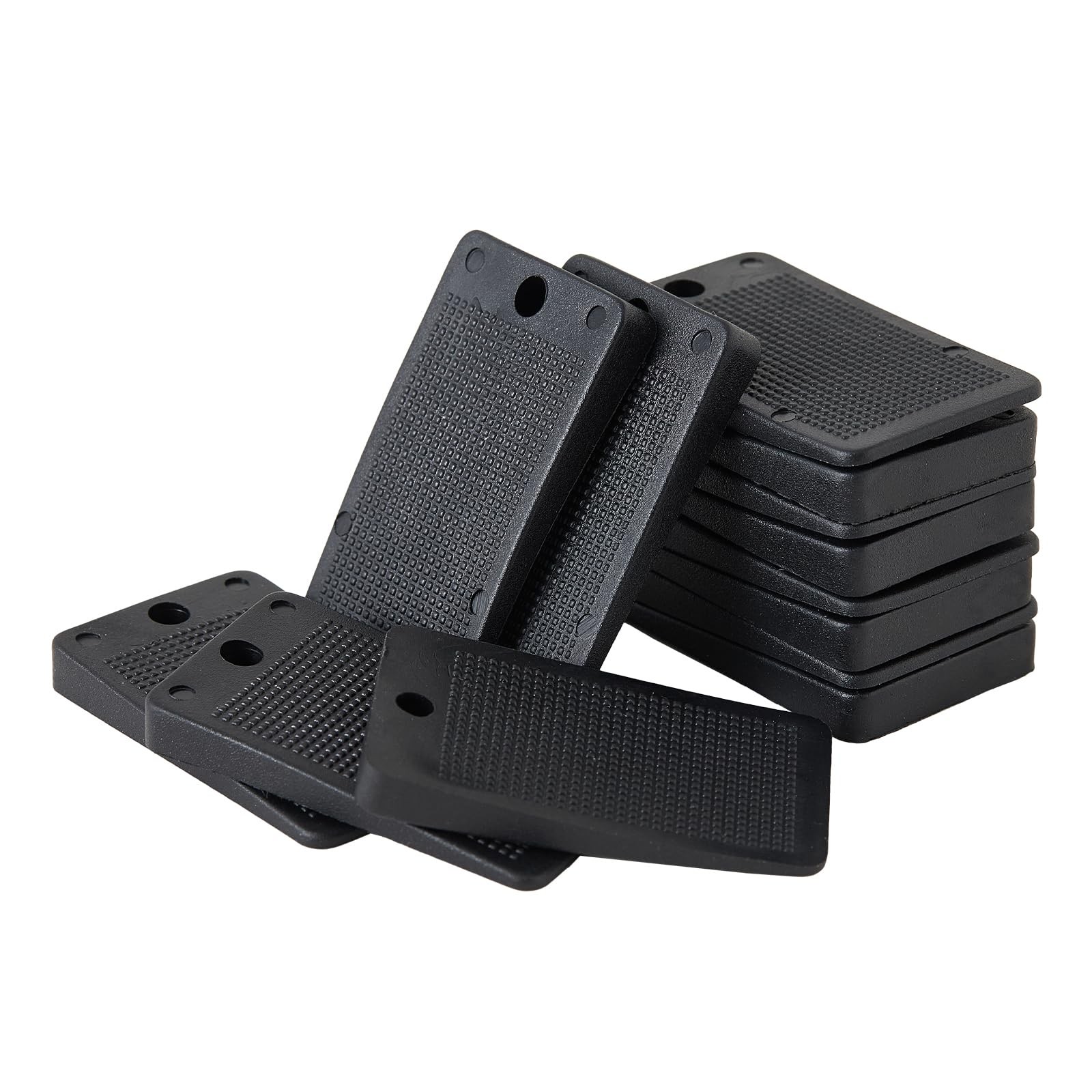Furniture Levelers Plastic Shims for Leveling Black Rubber Wedge for Table To…