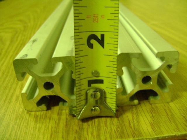 1.5″ X 1.5″ 80/20 T-SLOT ALUMINUM EXTRUSION 1.5″ X 1.5″ X 45″ Lot of 2