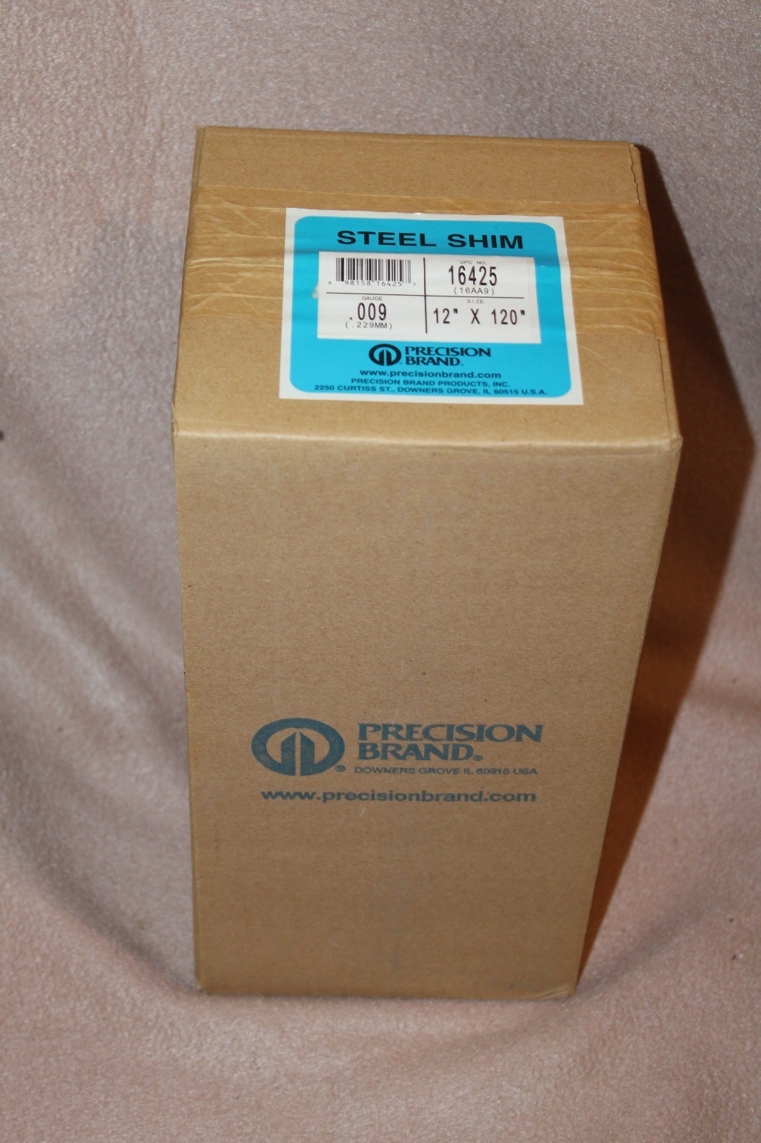 1 NEW! Precision Brand 12″x120″ Steel Shim .009″ Gauge 16425