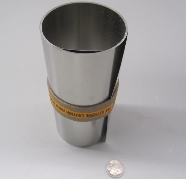 301 Stainless Steel Sheet 1/2 Hard .020″ Thick x 6.0″ Width x 50.0″ Length
