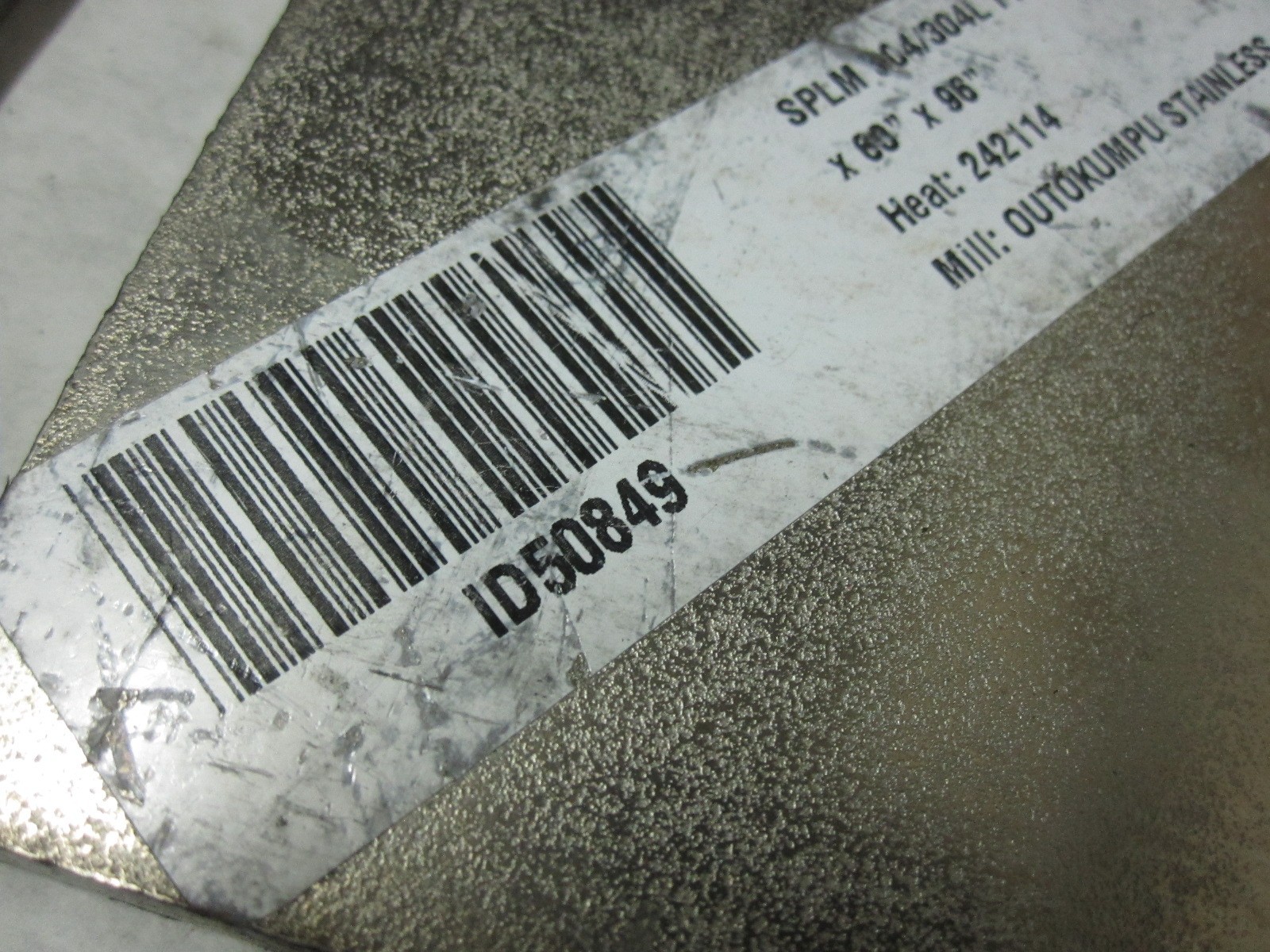 Outokumpu Prodec 304 Stainless Steel Plate Blocks 4 x 3 x 0.5 Inch Lot of 11