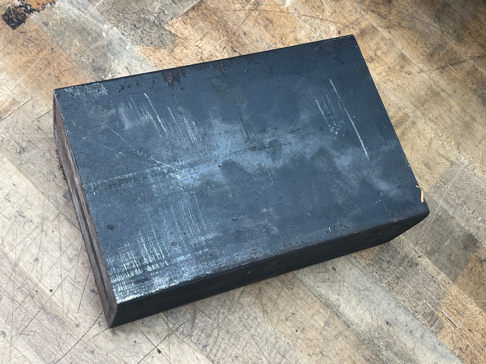 A612 Carbon steel flat bar stock 9″ x 3″ x 5 7/8″ – 45 lbs