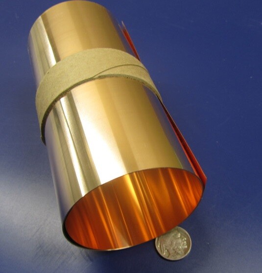 510 Bronze Shim .005″ (+/-0.0003″) x 6.0″ Wide x 50″ Length