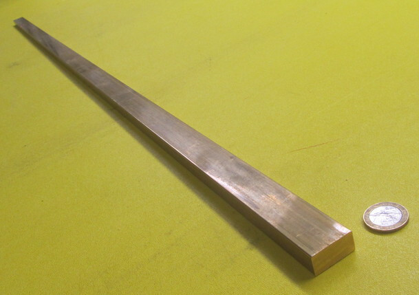 385 Brass Flat Bar 1/2″ Thick x 1.0″ Wide x 4 Foot Length