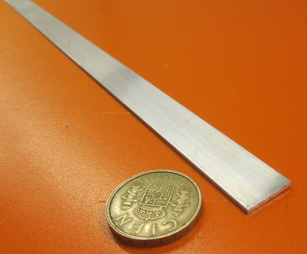 6061 T6 Aluminum Bar, 1/16″ (.062″) Thick x 5/8″ Wide x 36″ Length, 8 pcs