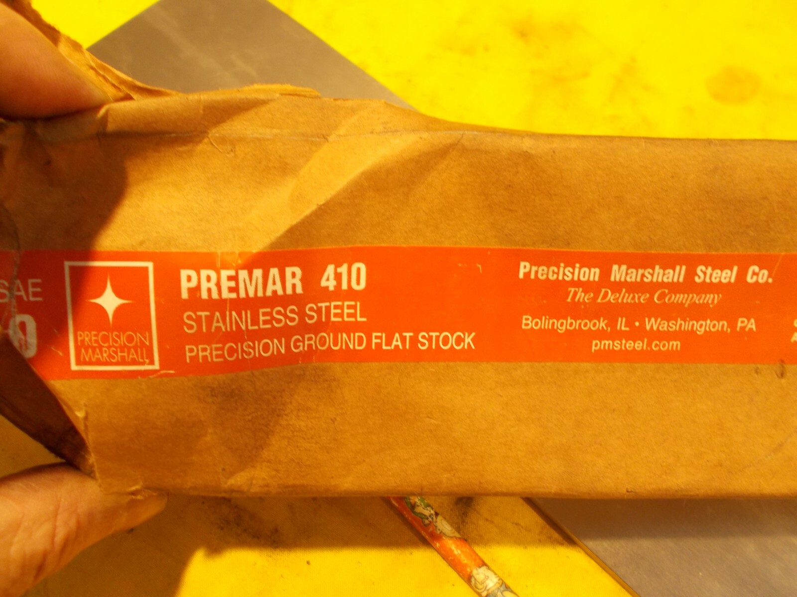 410 STAINLESS STEEL BAR – PRECISION GROUND – tool die flat stock 1/4″ x 3″ x 14″