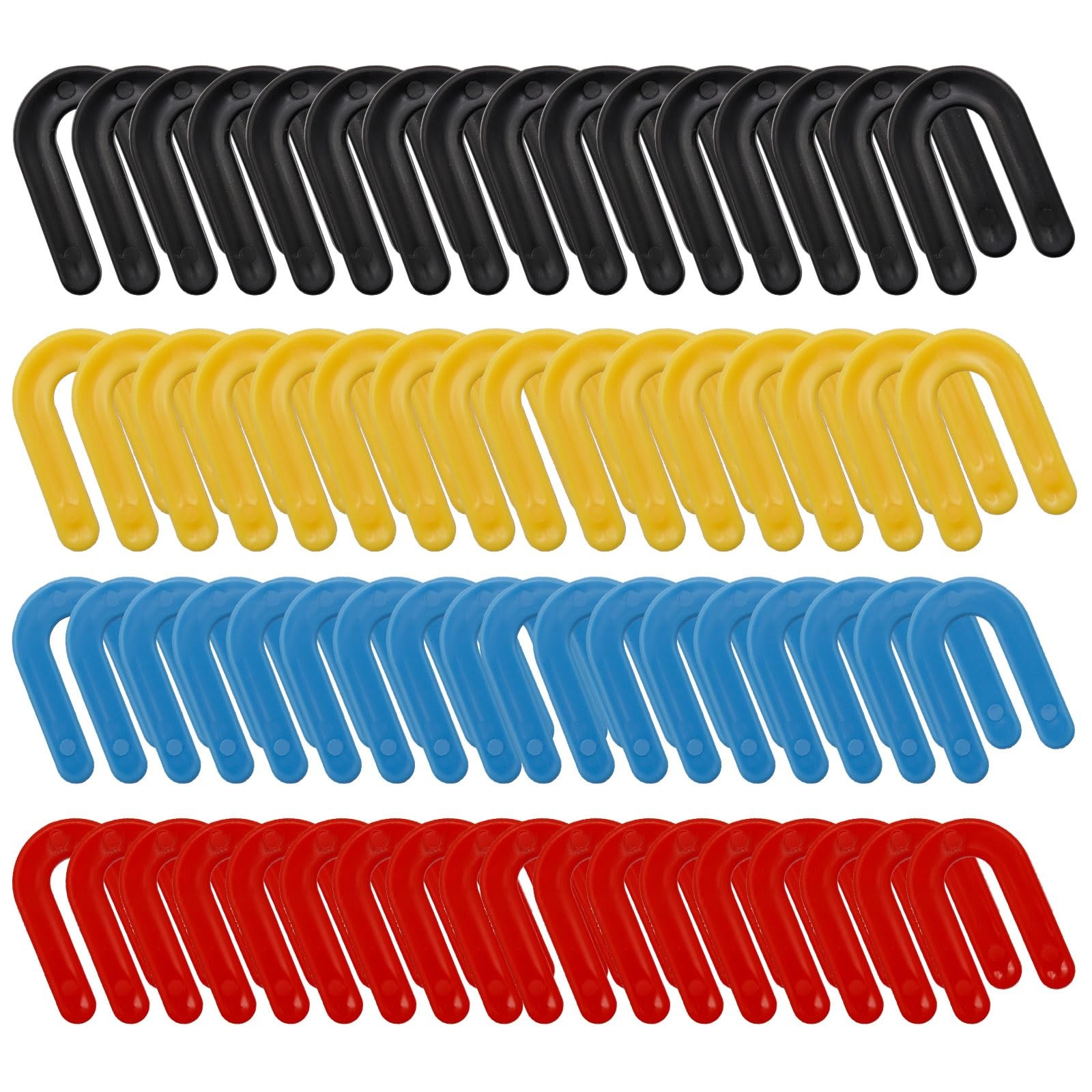 UOIENRT 1000Pcs Plastic Shims, Horseshoe Shims, U Shaped Tile Spacers, Plasti…