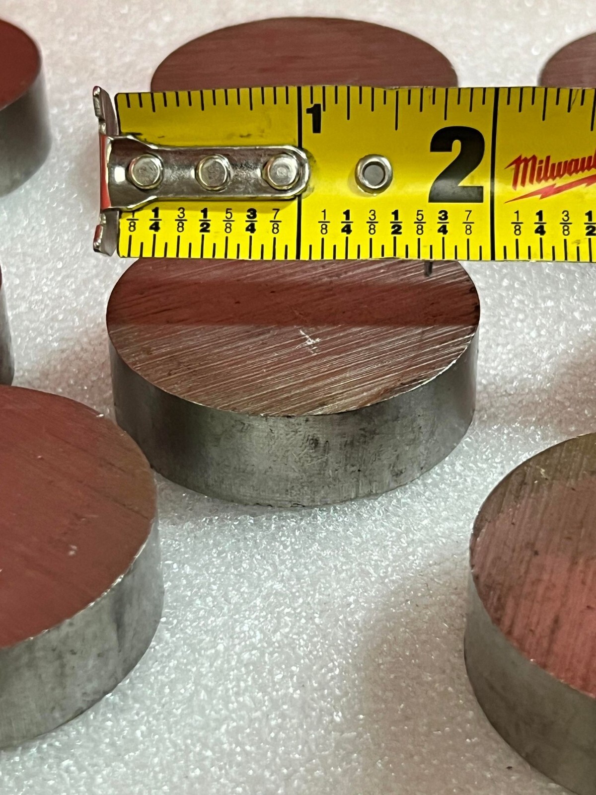 LOT of 10 304 SST Stainless Steel Alloy 2”x 5/8” Block 5,5 Pounds