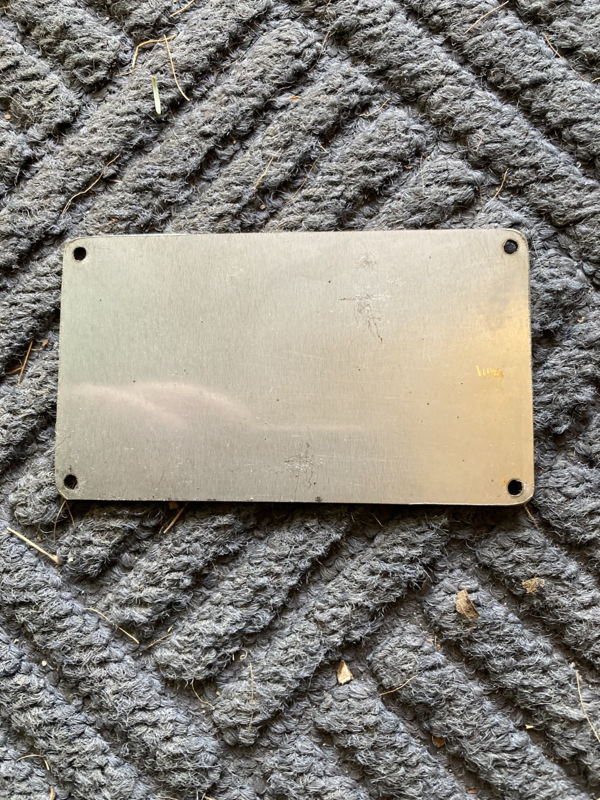 2″ x 3-1/2″ Stainless Steel Plaque Blanks, Dull finish- Set of 10