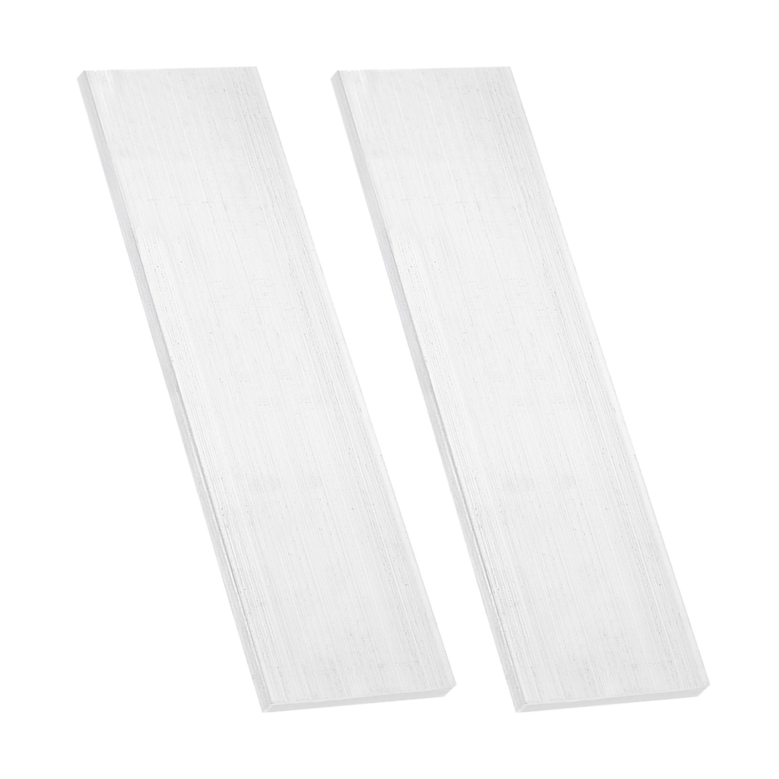 2Pcs Square Aluminum Flat Bar 6x50x203mm 6061 Aluminum Solid New Mill Stock