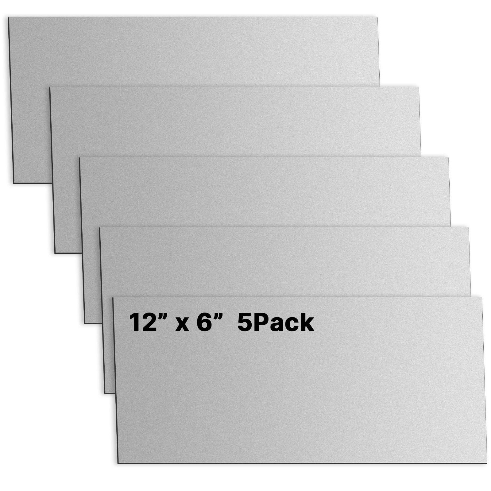 5 Pack 20 Gauge Cold Rolled Steel Sheets 12″ x 6″ – Durable Weldable Metal Plate