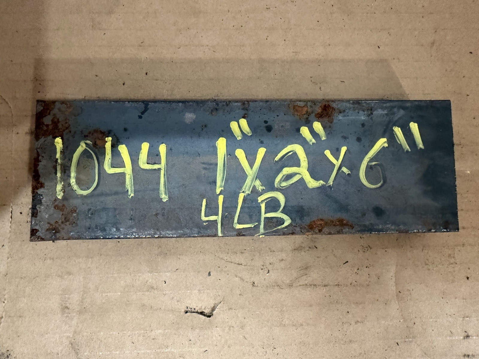 1″ x 2″ x 6” 1044 HR Steel Flat Bar | Rectangular 1044 Hot Rolled Flat