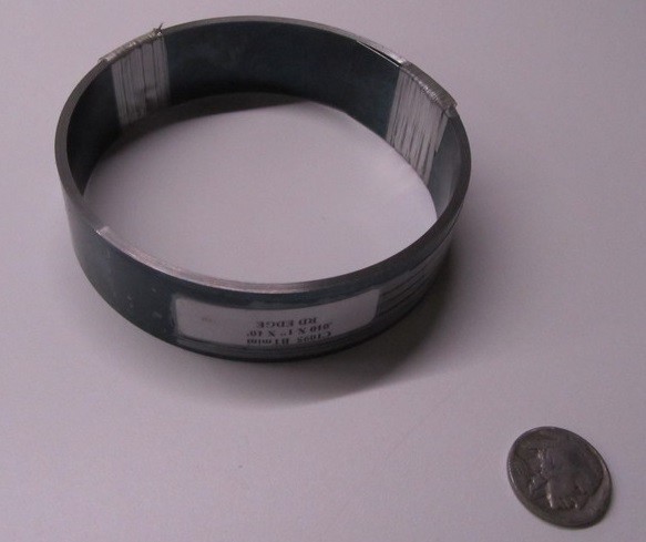 1095 Hard Blue Tempered Spring Steel Shim .012″ Thick x 1.00″ Wide x 120″ Long