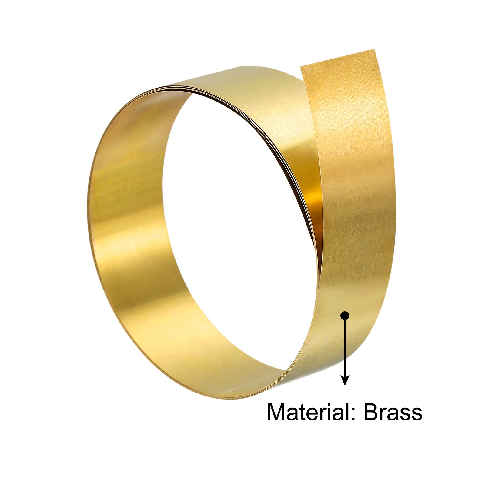 Brass Sheet Roll 0.3x20x1000mm Brass Foil Roll Brass Strip Gold