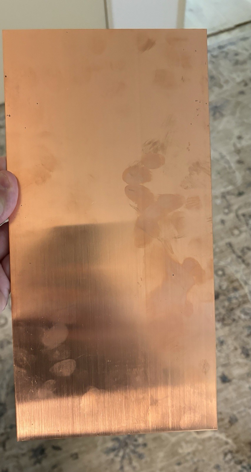 4 COPPER SHEET 6×12 Inches And 1 Brass Sheet 6×12 Inches .27mm-.64mm Thick