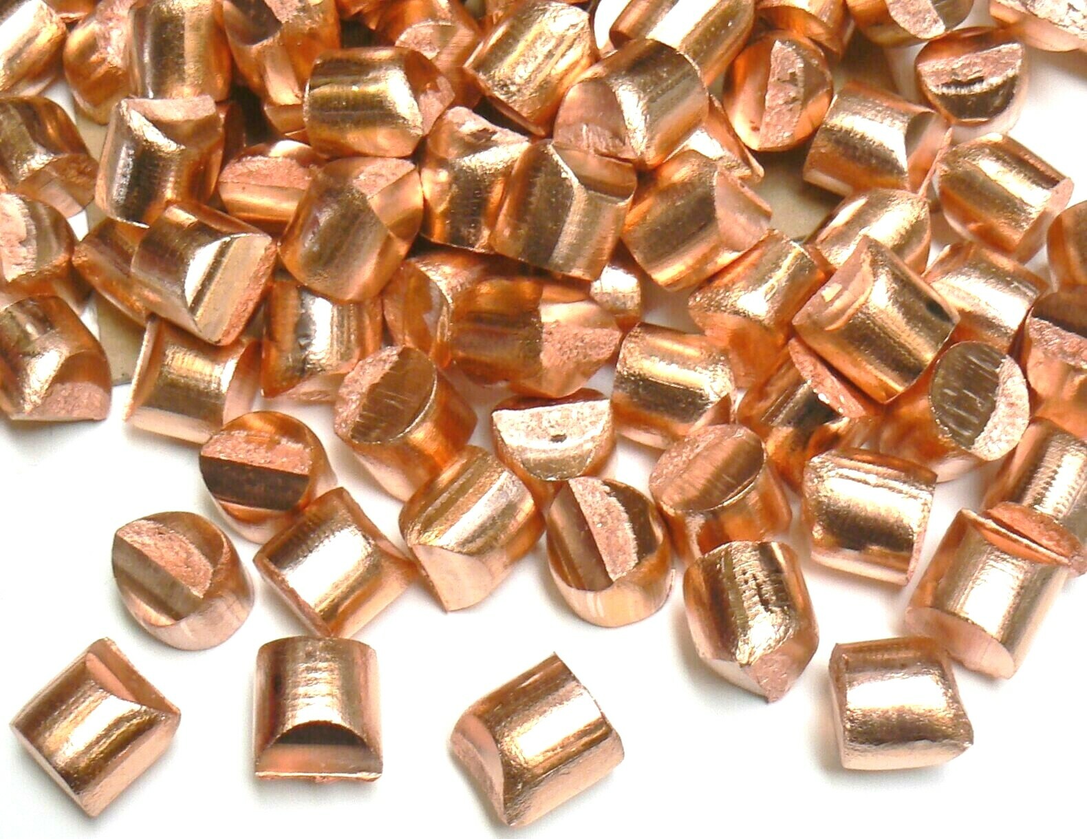 Pure Copper 99.99% Oxygen Free Cu Metal Anode Slugs Melt Casting Alloy 10 Pounds