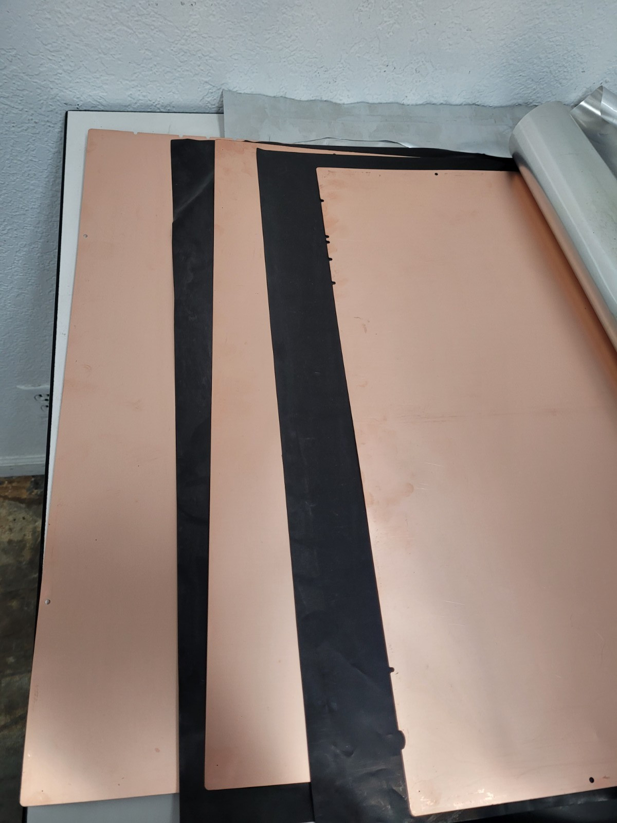 3 Pcs Copper Clad Panel / Sheets 515mm x 510mm