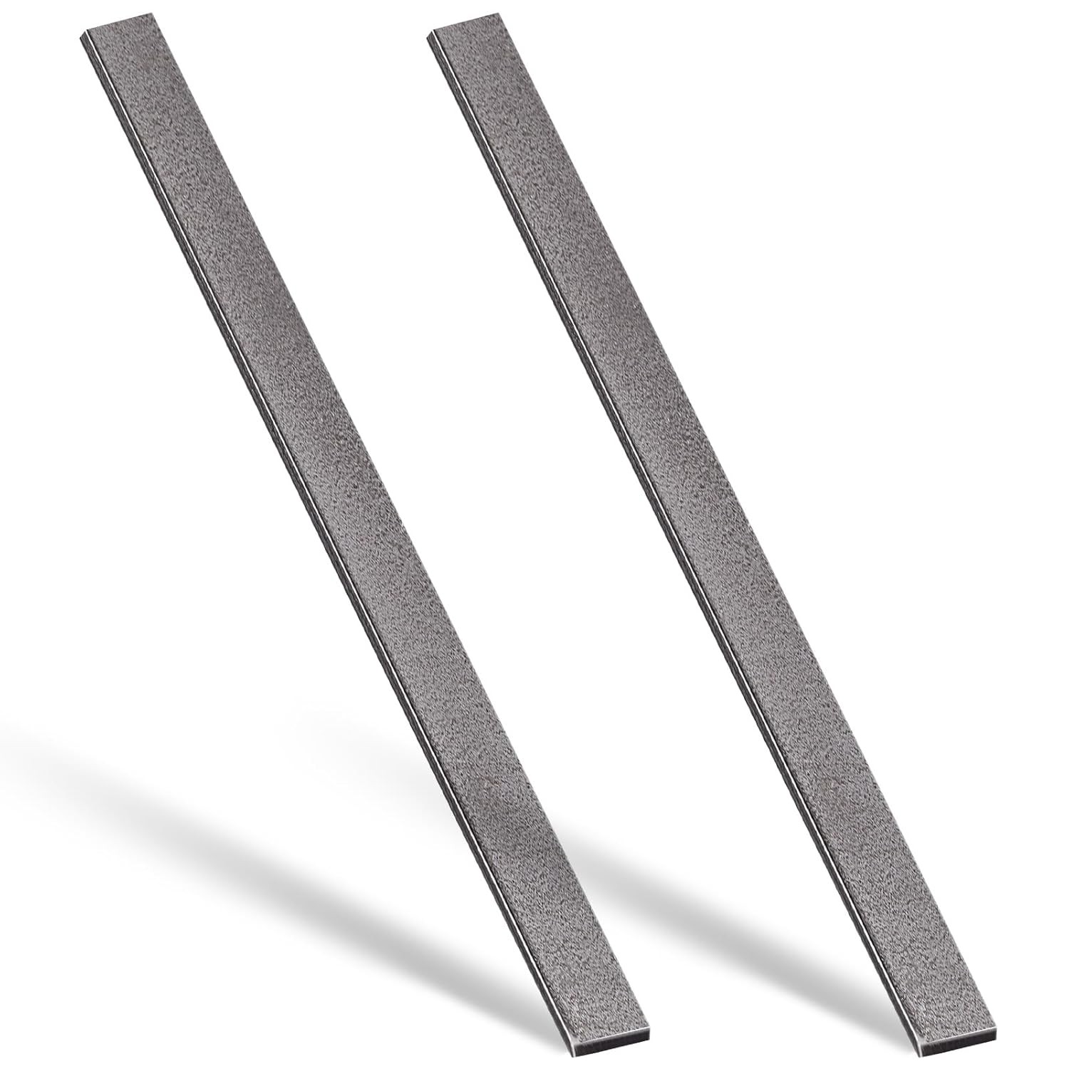 Hicarer 2pc Steel Flat Bar 2×1/4x36in Hot Rolled Metal Stock Plain Plate