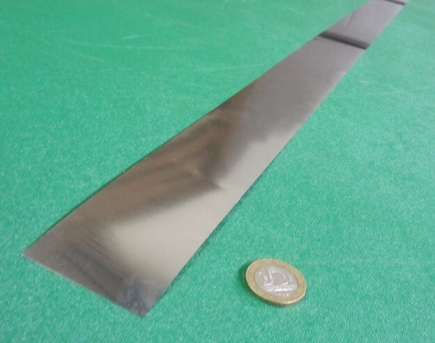 301 Stainless Steel Sheet Shim, .008″ (+/-.0004″) x 2.0″ x 50 Foot Length