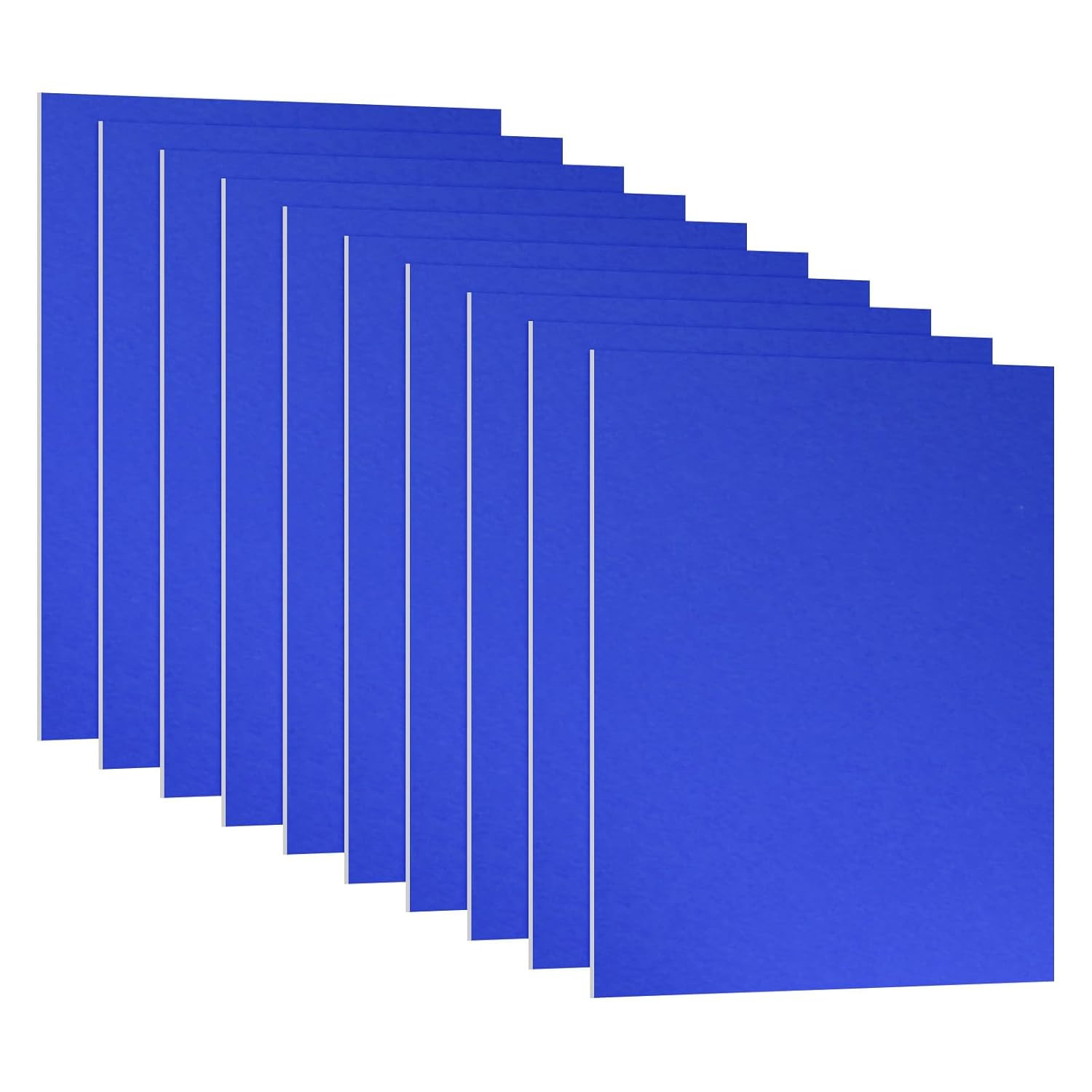 PATIKIL 7X5X1/32Inch Anodized Aluminum Sheet, 10Pcs Metal Rectangle Aluminum Pla