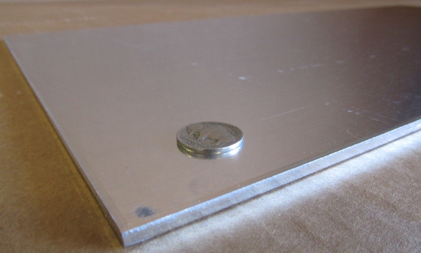 2024 Aluminum Sheet, T3, .190″ Thick x 12.0″ Width x 24.0″ Length