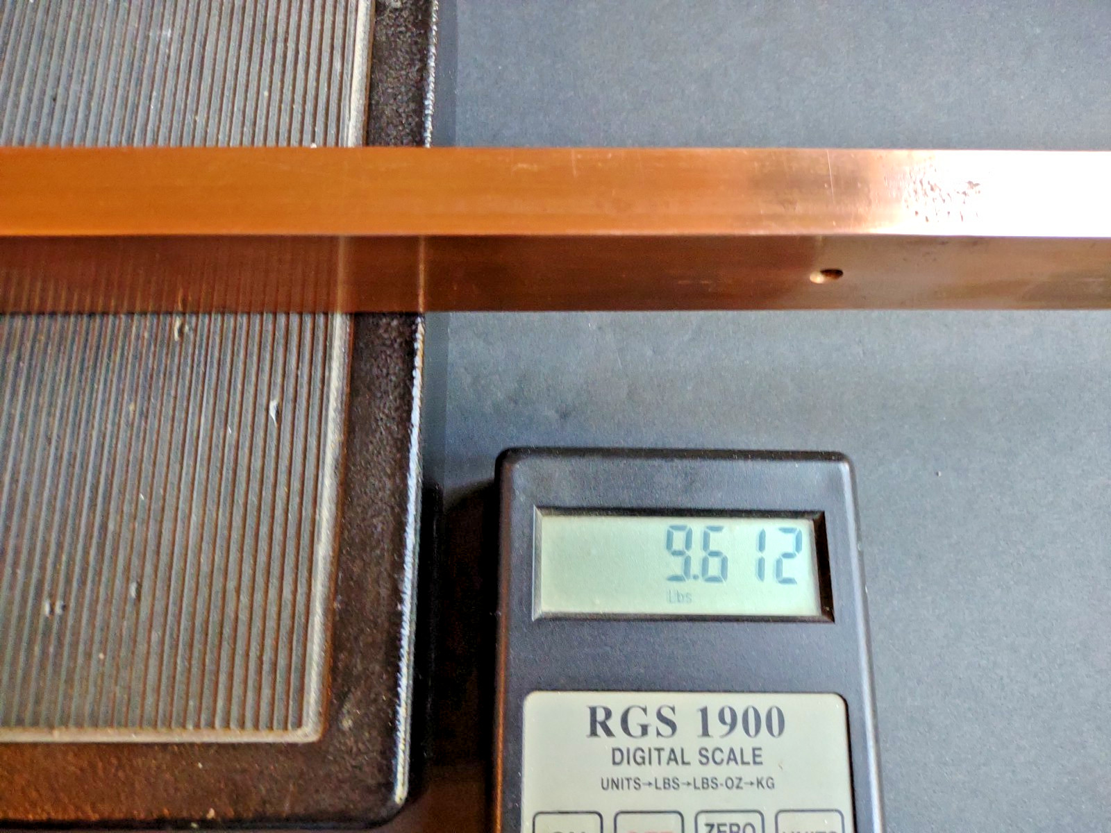 High Purity 110 Copper Stock Total Weight 4.3 Kg, 9.6 lbs