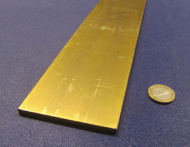 360 Brass Flat Bar 3/16″ Thick x 3.0″ Wide x 60.0″ Length