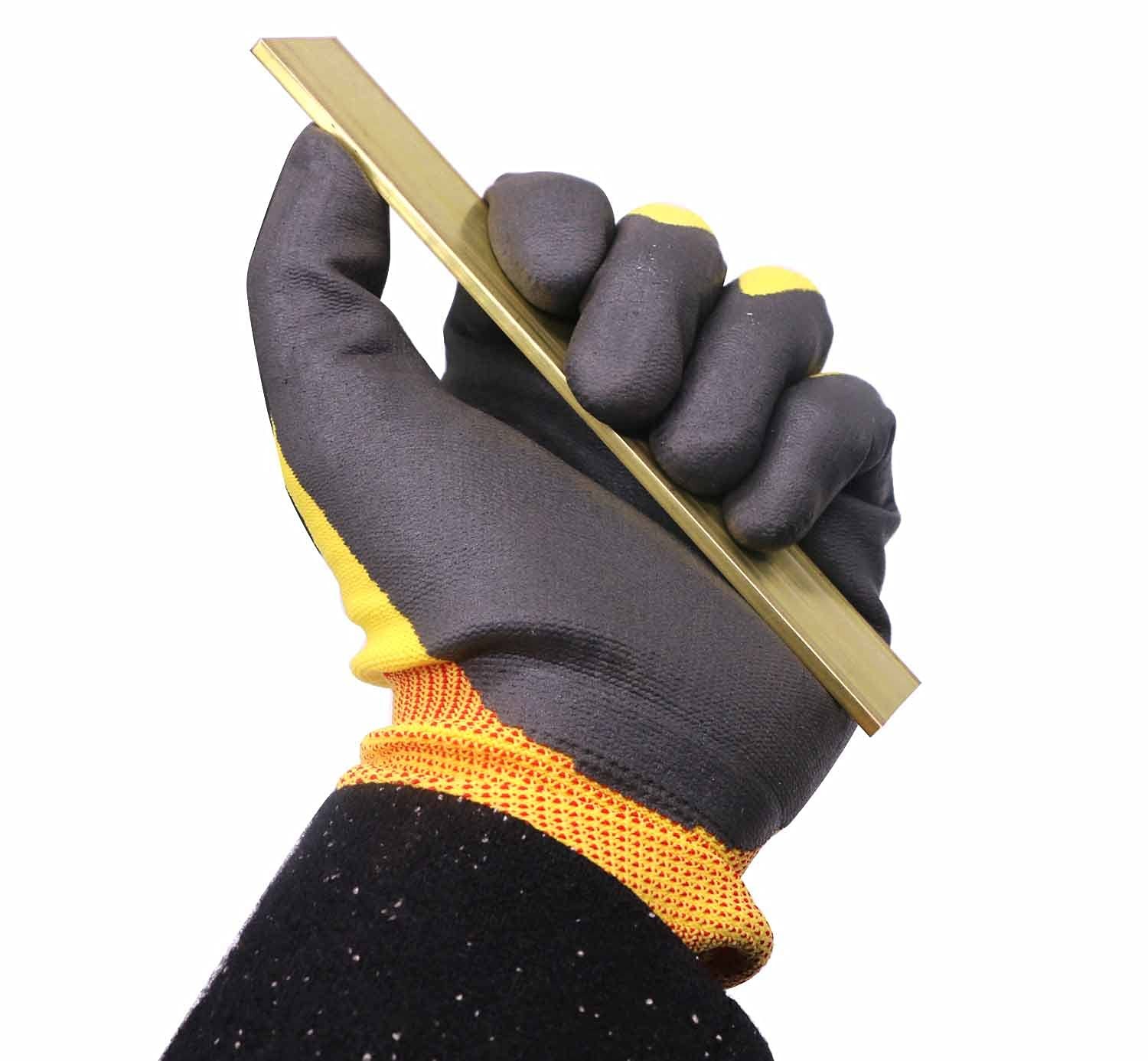 1/8x1x6 Inch C360 Brass Square Bar Solid Flat Mill Stock Knife Making DIY
