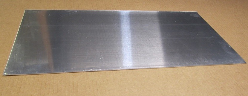 3003 Aluminum Sheet 1/2 Hardness, .100″ Thick x 12″ x 24″ Length